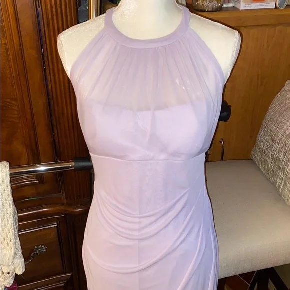 David's Bridal Elegant Lavender Dress - Picture 2 of 11
